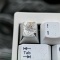 1U Titanium Alloy Artisan Keycaps Precision Pointillism for Mechanical Keyboard -Dragon Ball Vegeta / Goku